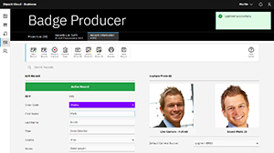 Screenshot | IDC Business | Badge Producer