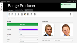 Screenshot | IDC Element | Badge Producer