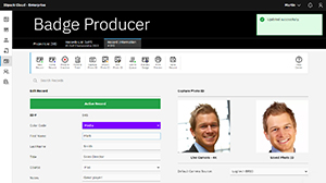 Screenshot | IDC Enterprise | Badge Producer