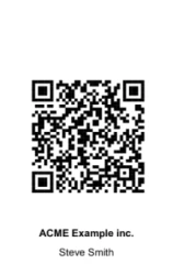 Basic Series 09 | Simple vertical design with a large QR code and minimal identification text for back-side use. #122437 Basic Series 09 | Simple vertical design with a large QR code and minimal identification text for back-side use. #122437