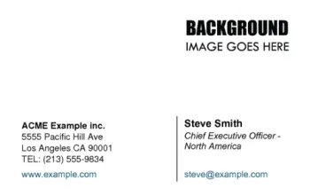 Business Card Series #4 | #123081