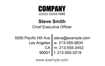 Business Card Series #3 | #123080