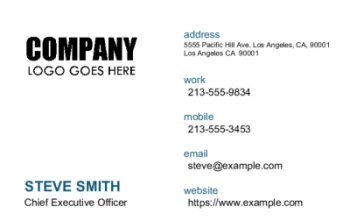 Business Card Series 01 | #123077 Business Card Series 01 | #123077