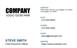 Business Card Series 01 | Professional horizontal design with a logo area, contact details, and a QR-ready layout for quick sharing. #123077 Business Card Series 01 | Professional horizontal design with a logo area, contact details, and a QR-ready layout for quick sharing. #123077