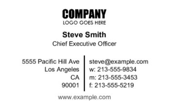 Business Card Series 03 | #123080