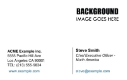 Business Card Series 04 | Modern horizontal design with a background image area, clear identity block, and separated contact details. #123081 Business Card Series 04 | Modern horizontal design with a background image area, clear identity block, and separated contact details. #123081
