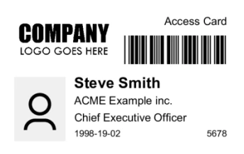 Employee ID Series 11 | #122448 Employee ID Series 11 | #122448
