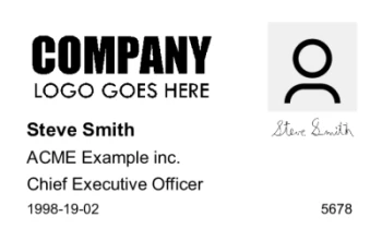 Employee ID Series 01 | #122463 Employee ID Series 01 | #122463