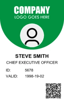Employee ID Series 04 | #122438
