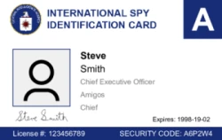 Government Series 04 | Professional horizontal design with photo, identity details, signature, expiry date, and official authorization elements. #122686