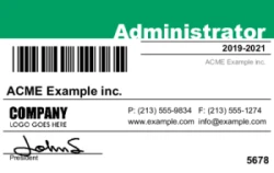 Great membership card with color coding | #122343 Great membership card with color coding | #122343