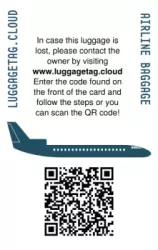 Luggage Tag in the Cloud - Basic | #122528