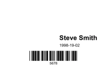 Membership badge with barcode | #122771 Membership badge with barcode | #122771