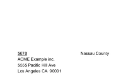 Miscellaneous Series 05 | Simple horizontal design with minimal text fields, intended for custom back-side or reference use. #122513