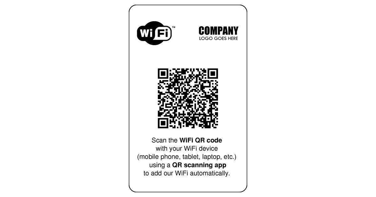 Portrait WiFi QR Code Cards ID Card Template IDpack In The Cloud portrait-wifi-qr-code-cards-id-card-template-idpack-in-the-cloud