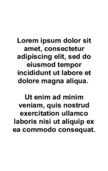 Simple portrait bold and center full-text card design | #122482 Simple portrait bold and center full-text card design | #122482