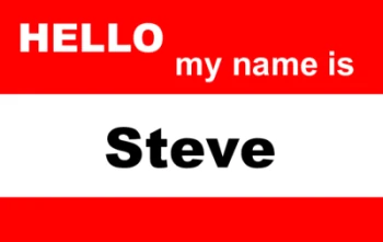 The classic 'Hello my name is' card. Great for trade fair and private presentation | #122361 The classic 'Hello my name is' card. Great for trade fair and private presentation | #122361