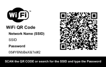 WIFI QR Code Cards | #122714 WIFI QR Code Cards | #122714