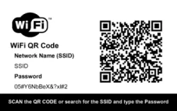 WIFI QR Code Cards | #122714