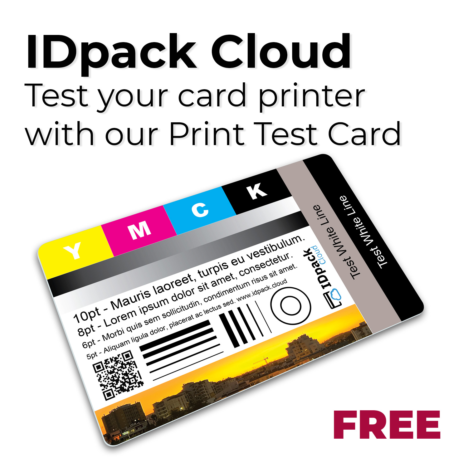 Test your card printer with our FREE Test Card